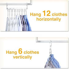 3 Pack Multifunctional Organizer Magic Space Saving Hangers